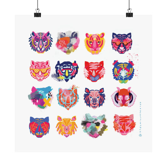 Baagh Mama Poster Print