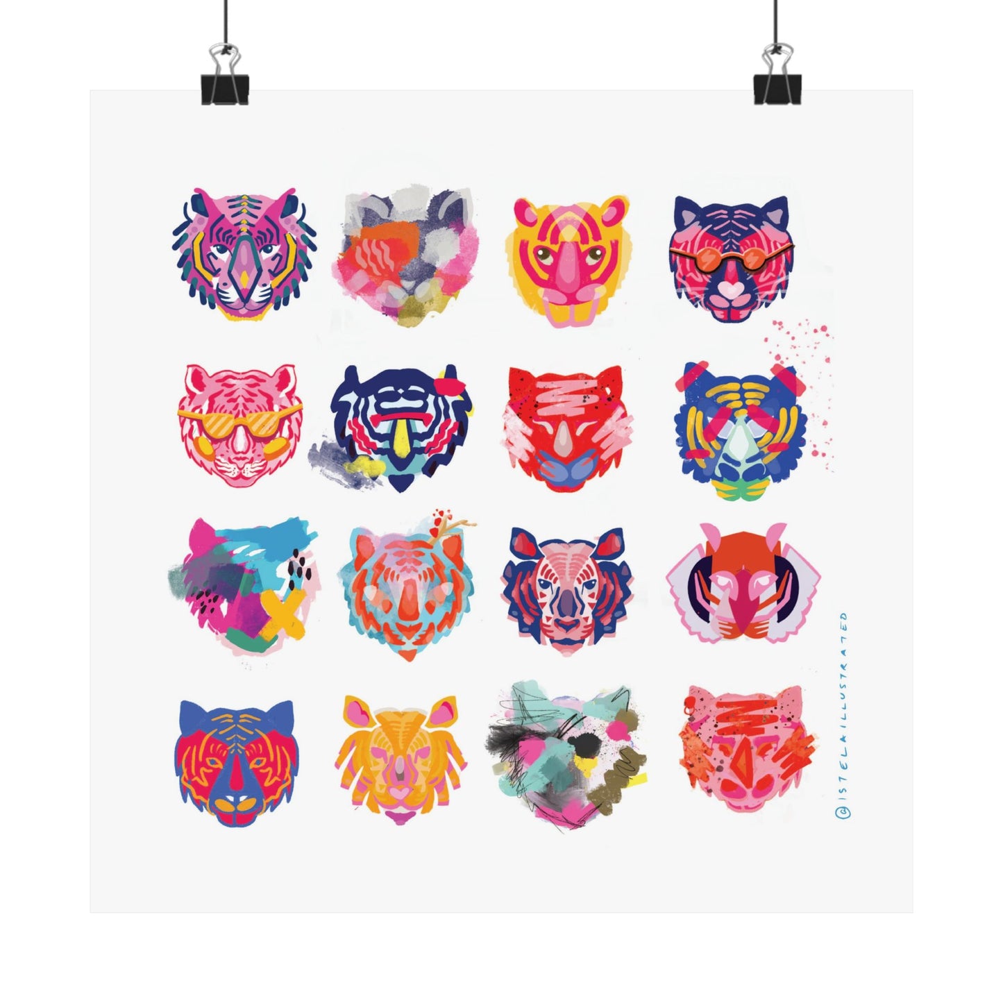 Baagh Mama Poster Print