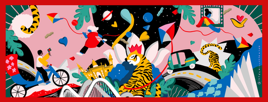 Dhaka Block Party Print